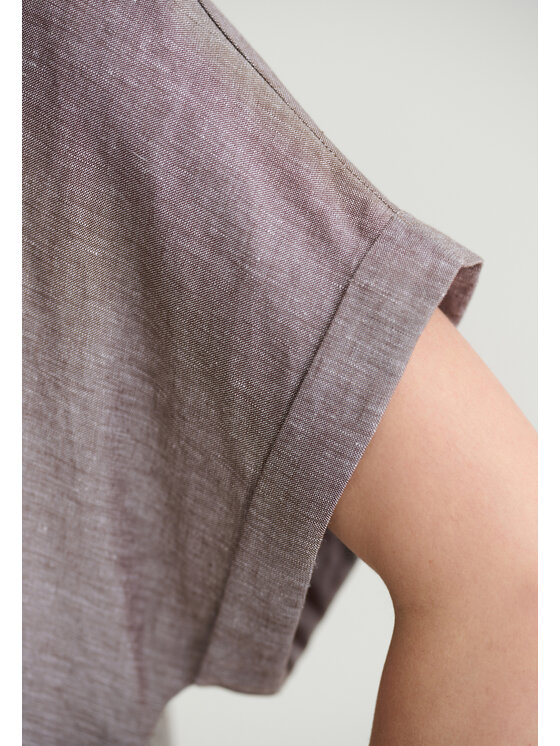 TATUUM TATUUM Bluzka TINTI 1 Brązowy Loose Fit