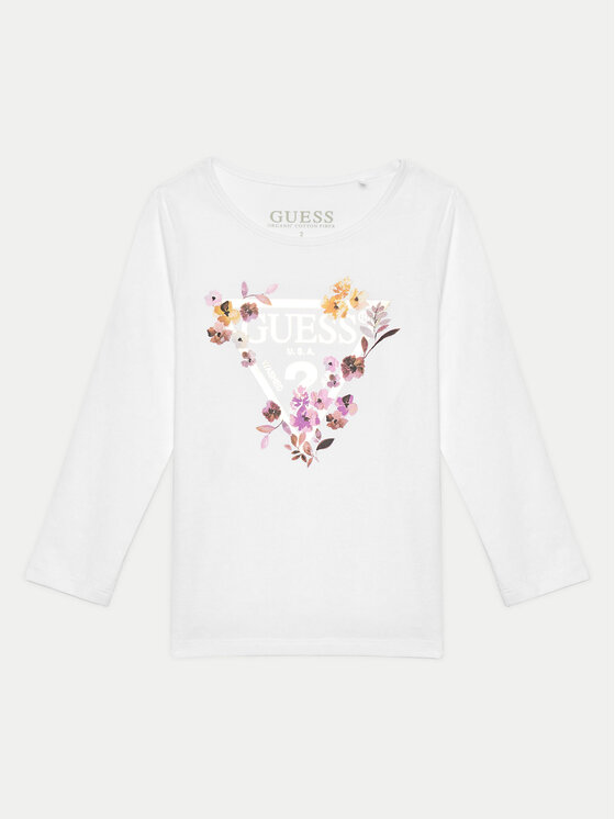 Guess Guess Blusa K4BI00 J1314 Bianco Regular Fit