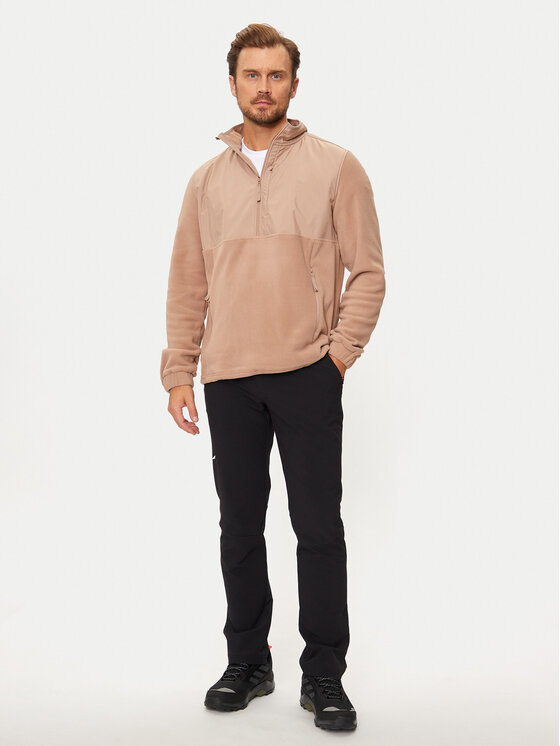4F 4F Felpa di pile 4FWAW24TFLEM271 Beige Regular Fit