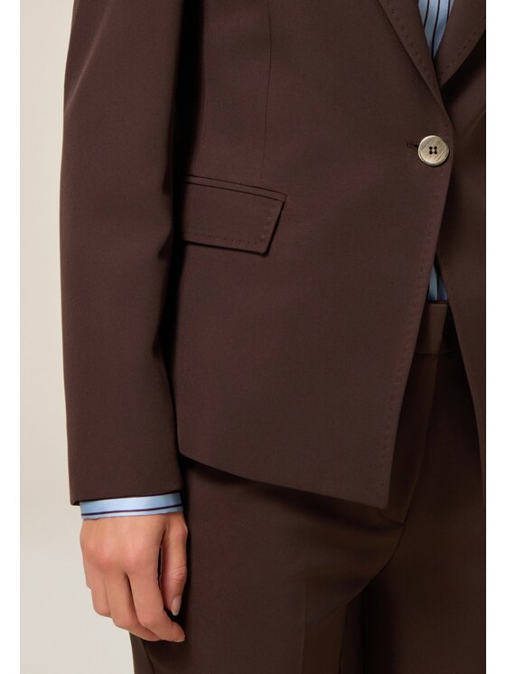 Oltre Oltre Giacca di transizione Q007R004629N032 Marrone Slim Fit