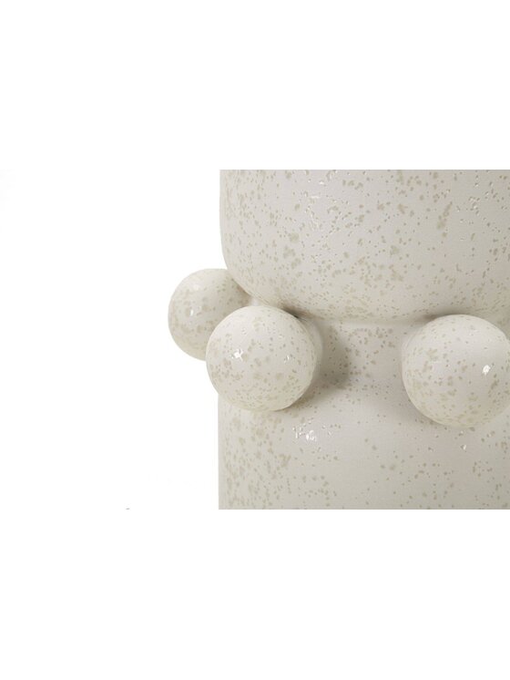 MIAhome MIAhome Wazon ceramiczny BUBBLES Beżowy