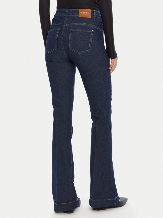 Rinascimento Rinascimento Traperice CFC0125300003 Tamnoplava Flare Fit