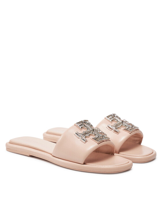 Tory Burch Tory Burch Šlepetės Double T Deco Sport Slide 158768 Rožinė