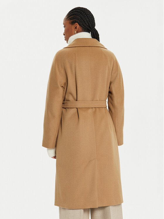 Weekend Max Mara Weekend Max Mara Вовняне пальто Cascia 2425016082 Бежевий Regular Fit