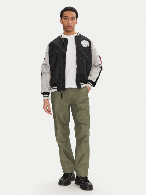 Alpha Industries Alpha Industries Kurtka bomber Japan Warrior Souvenir 146101 Czarny Regular Fit