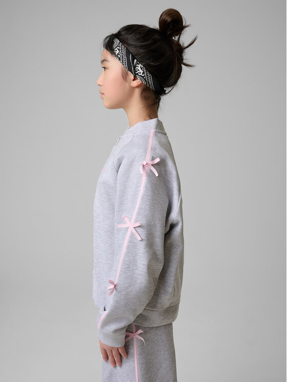4F 4F Bluza BOW MOTION Szary Loose Fit