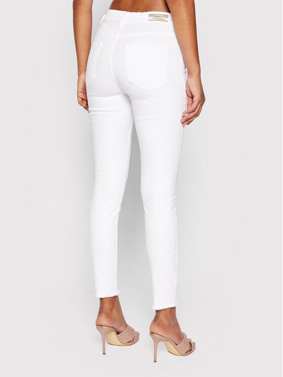 ONLY ONLY Jeansy Blush 15155438 Biały Skinny Fit