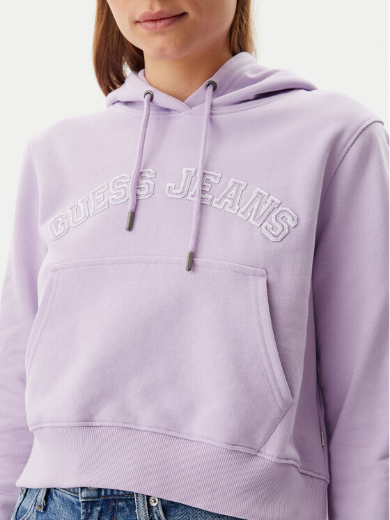 Guess Jeans Guess Jeans Sweatshirt W5GQ22 K68I4 Violett Regular Fit