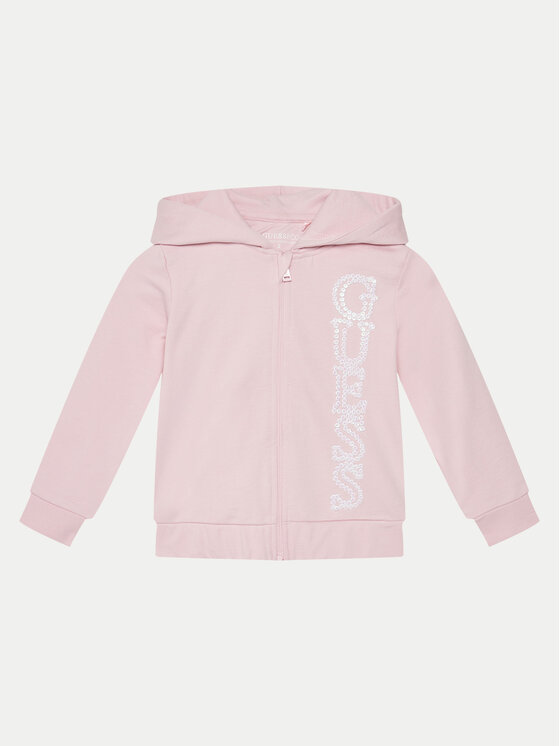 Guess Guess Bluză K5RQ02 KA6R4 Roz Regular Fit