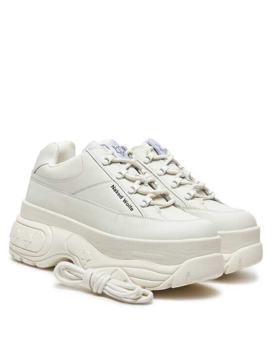 Naked Wolfe Naked Wolfe Sneakersy Sporty Biela