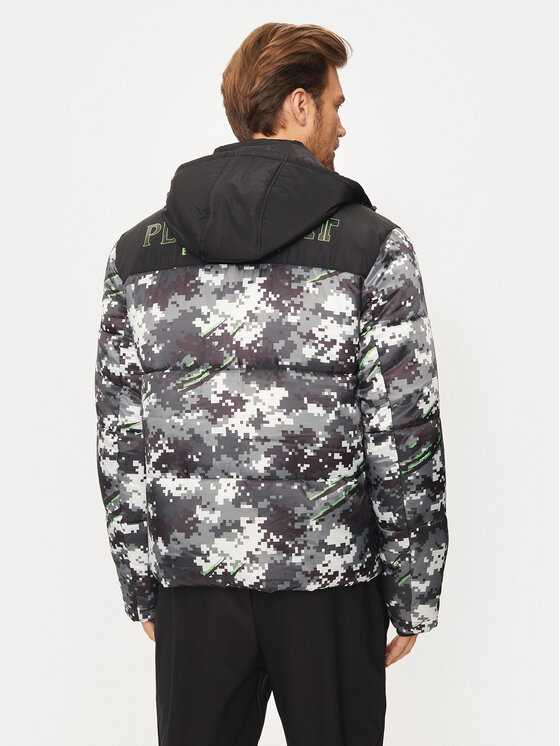 Plein Sport Plein Sport Kurtka zimowa AADC MRB2555 SXV005N Czarny Regular Fit