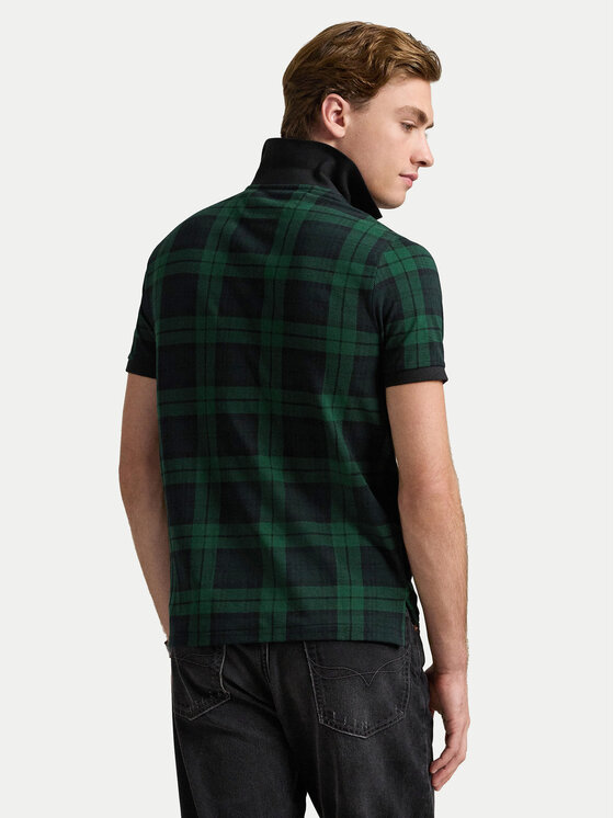 Polo Ralph Lauren Polo Ralph Lauren Polo majica 710962013001 Zelena Custom Slim Fit