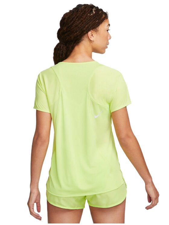 Nike Nike T-Shirt Dri-FIT Race Żółty Regular Fit