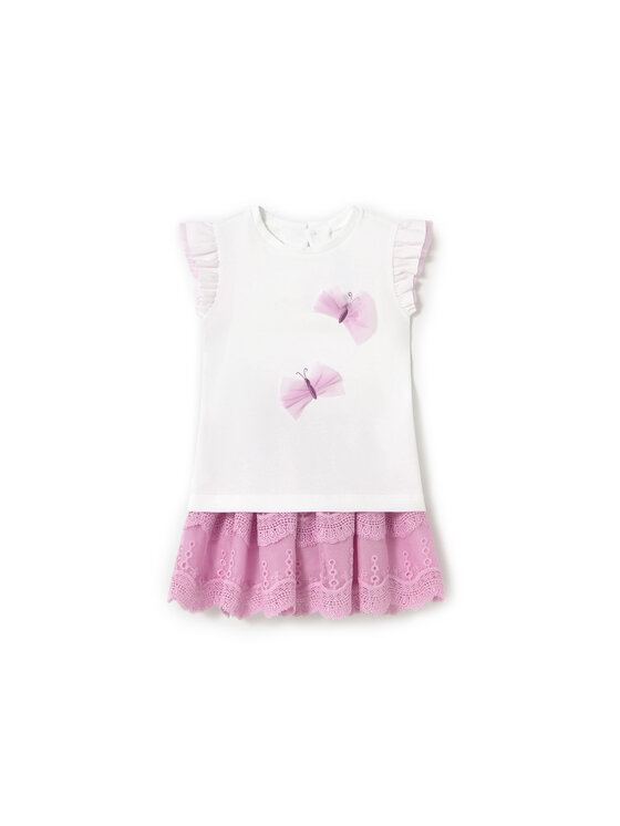 Set tricou și fustă Mayoral Copii, Mărimea: 9M, Roz, 1929