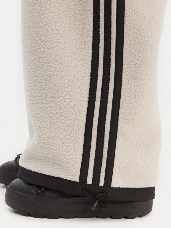 adidas adidas Jeans hlače z naramnicami Moon Boot JM1106 Bež Loose Fit