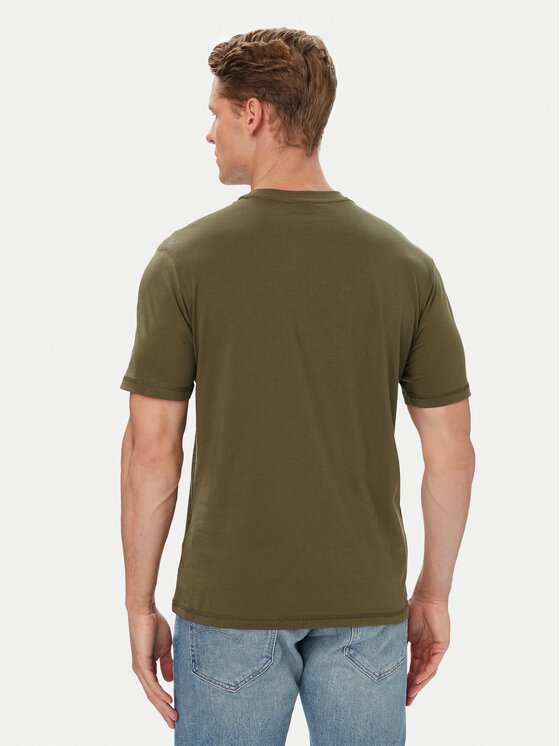 Napapijri Napapijri Тишърт S-Flag Tiki Ss NP0A8A6IG1F1 Тъмнозелен Regular Fit