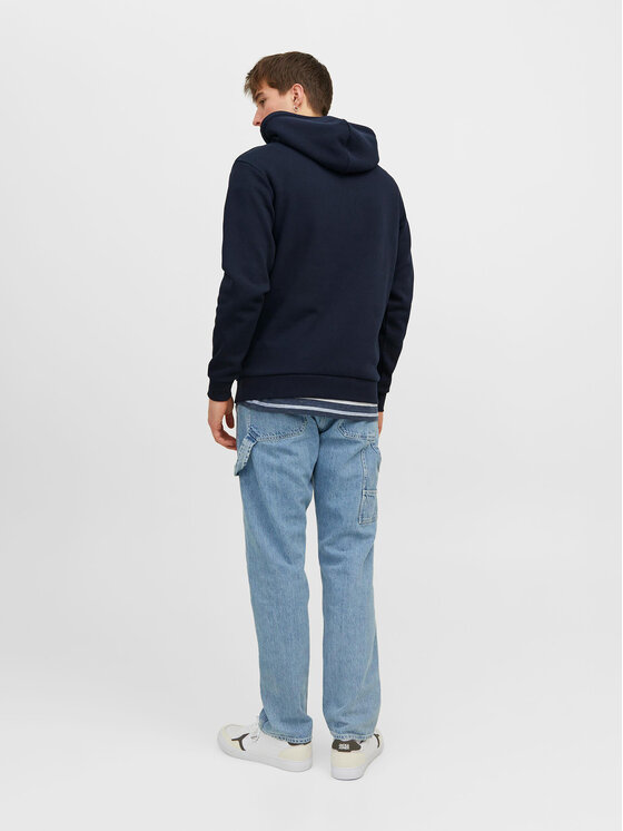 Jack&Jones Jack&Jones Majica dugih rukava Bradley 12249340 Tamnoplava Relaxed Fit