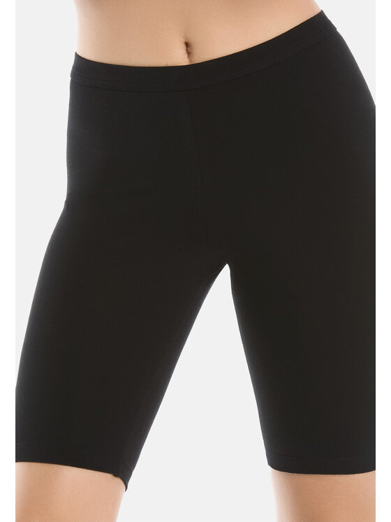 Teyli Teyli Legginsy Sportowe spodenki Velo Czarny Regular Fit