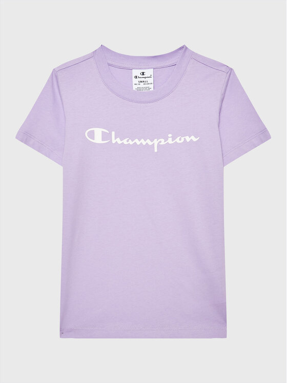 Champion Champion Тишърт 404541 Виолетов Regular Fit