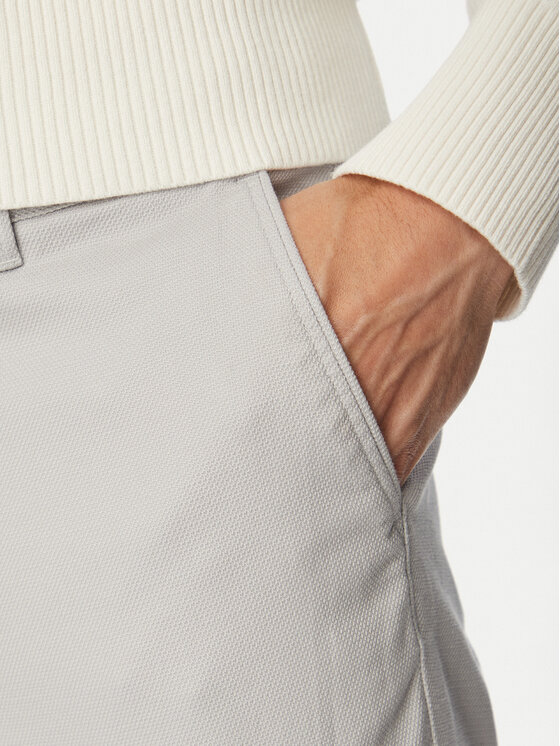 Tommy Hilfiger Tommy Hilfiger Pantaloni chino Denton MW0MW43151 Grigio chiaro Regular Fit