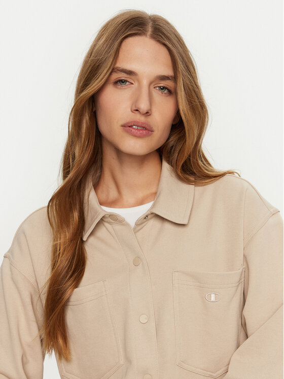 Champion Champion Πουκάμισο 117543 Μπεζ Regular Fit
