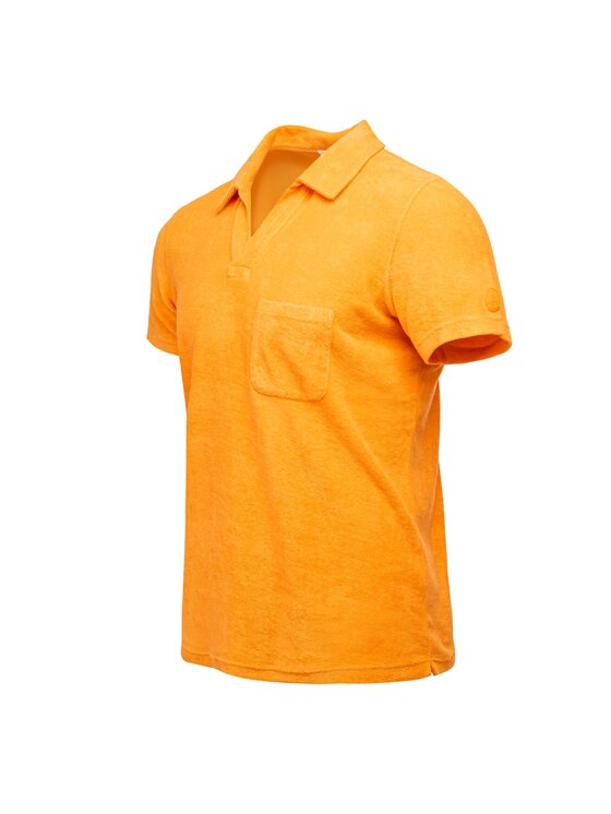Jott Jott Polo SS24MPOL30-70A_S Pomarańczowy Regular Fit