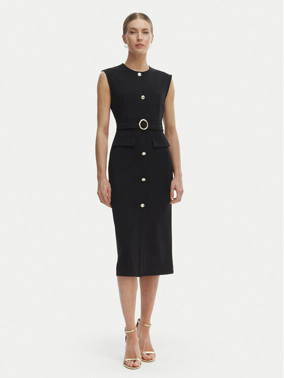 Rinascimento Rinascimento Koktélruha CFC0020278002 Fekete Slim Fit