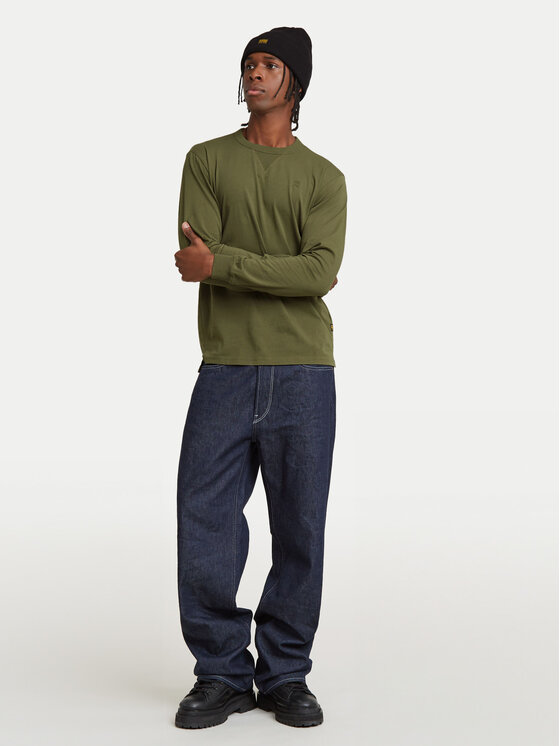 G-Star Raw G-Star Raw Hosszú ujjú Nifous D25076-336 Zöld Regular Fit
