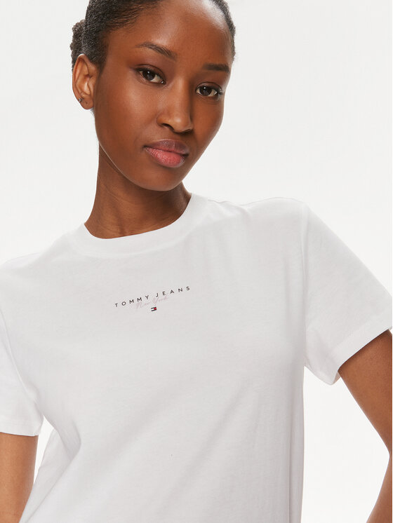tommy jeans white t shirt women's