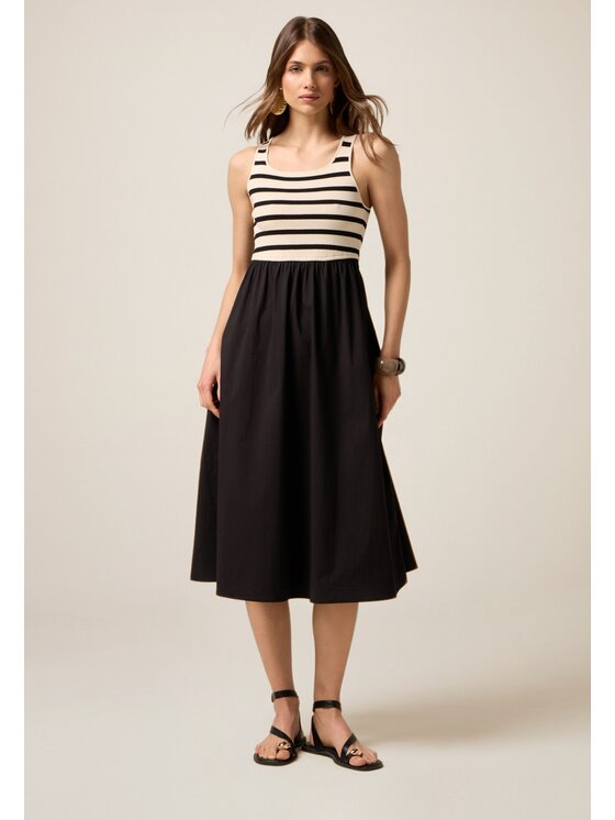 Oltre Oltre Vestito da giorno 7971J000839N0Z3 Nero A-Line Fit