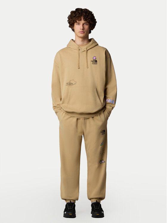 The North Face The North Face Melegítő alsó Unisex Mountain Cleanup NF0A8C2W Bézs Relaxed Fit