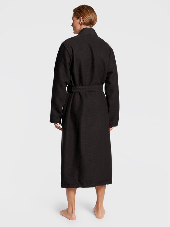 Accappatoio Waffle Kimono 50469787 Nero