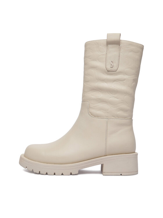 Simple Simple Stiefeletten SL-26-02-000036 Beige