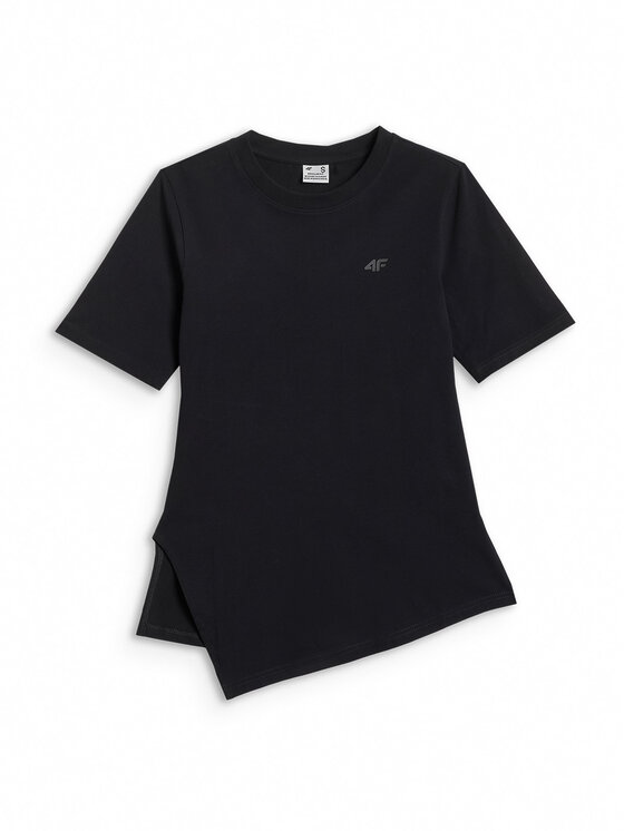 4F 4F T-Shirt ESSENTIAL 4 Czarny Regular Fit