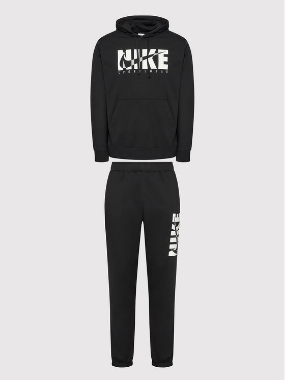 Nike Nike Sportinis kostiumas Sportswear Graphic DD5242 Juoda Regular Fit