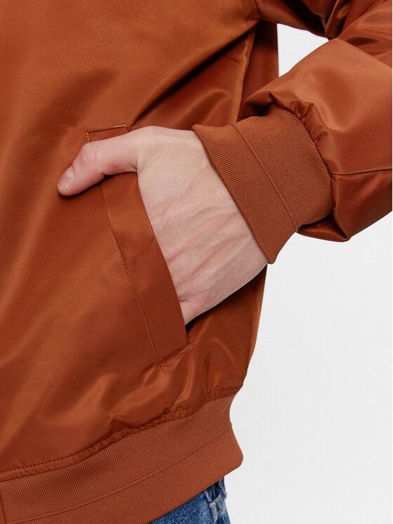 Calvin Klein Calvin Klein Bomber jakna Recycled Sateen Hero Bomber K10K109907 Rjava Regular Fit