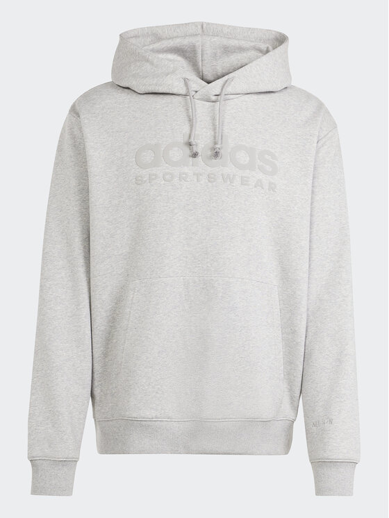 adidas adidas Bluza All Szn Fleece Graphic IW1205 Szary Loose Fit