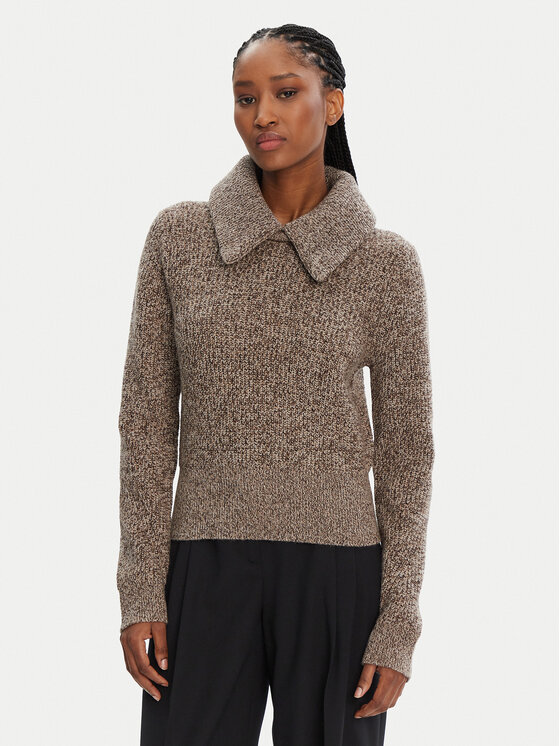 STAUD STAUD Sweater Christopher R24F3111WN Bézs Regular Fit
