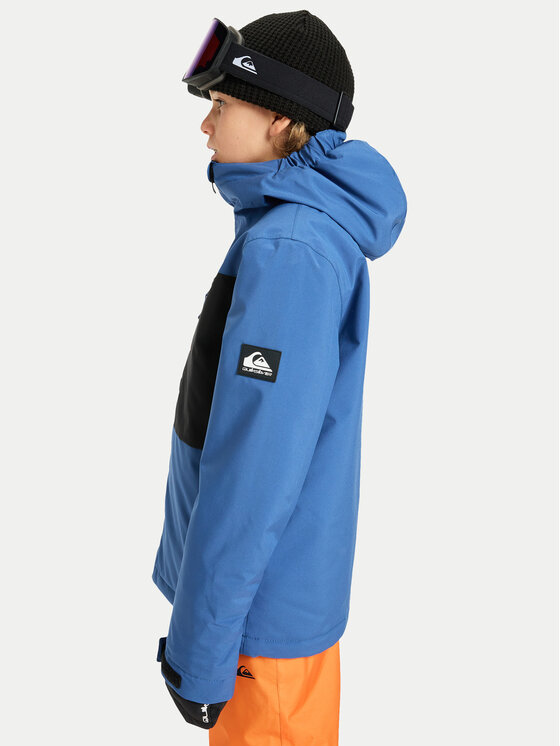 Quiksilver Quiksilver Jakna za snowboard Side Hit Solid EQBTJ03221 Modra Regular Fit