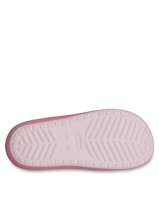 Crocs Crocs Klapki Classic Glitter Sandal v2 K 209705 Różowy