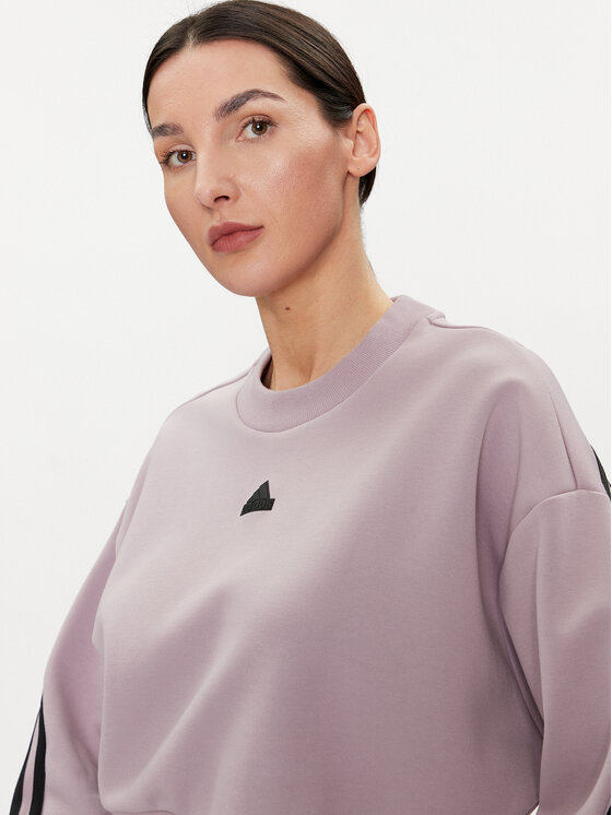 adidas adidas Sweatshirt Future Icons 3-Stripes IS3880 Violett Loose Fit