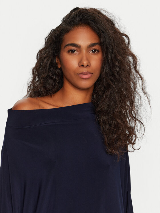NORMA KAMALI NORMA KAMALI Vsakodnevna obleka KK2243PLD96951 Mornarsko modra Regular Fit