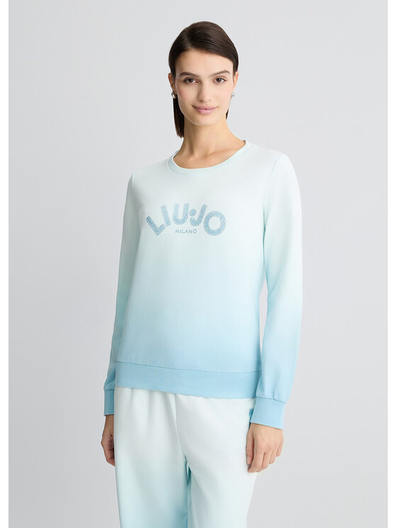 Liu Jo Liu Jo Felpa TA5114FS090M9112 Celeste Regular Fit