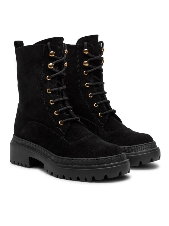 Pollini Pollini Schnürstiefeletten SA21104G1LTN0000 Schwarz