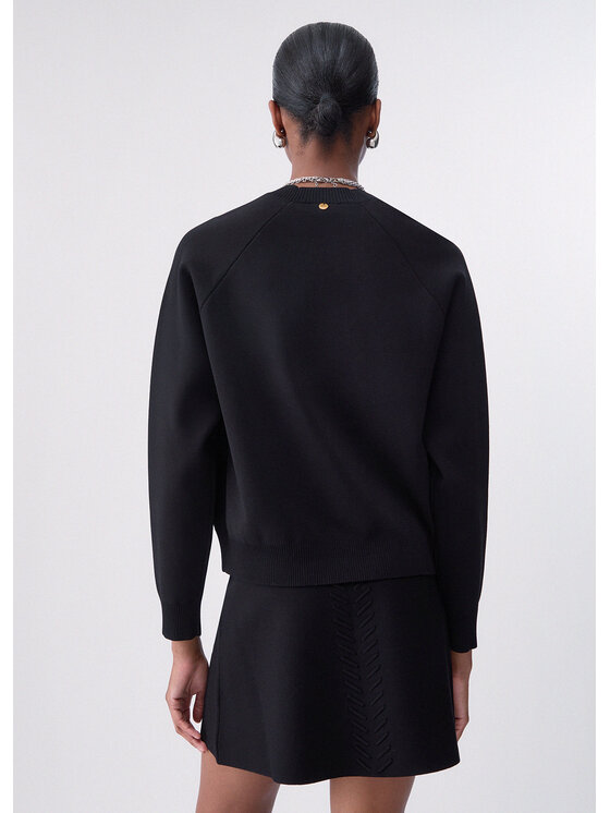 Liu Jo Liu Jo Sweter WF6186MS81R22222 Czarny Loose Fit