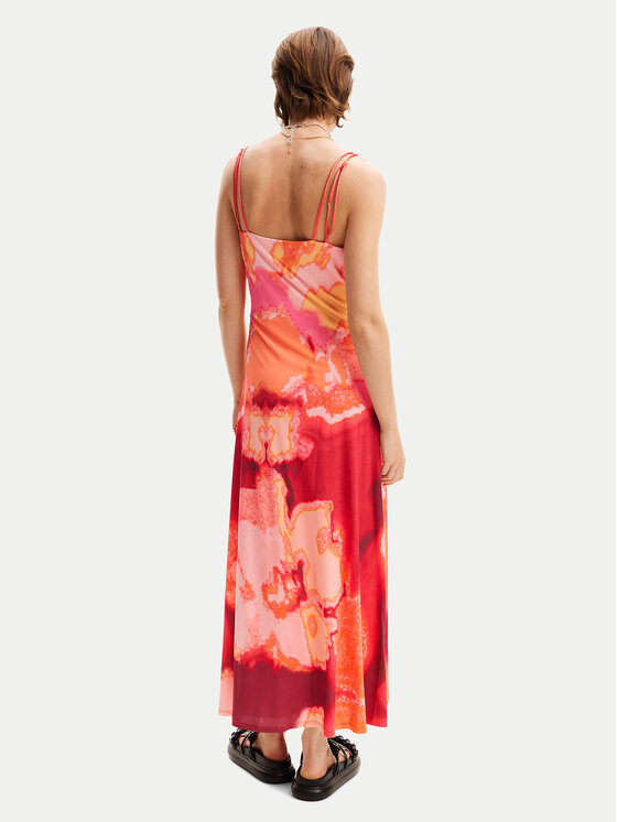 Desigual Desigual Letní šaty Nerea 24SWVK19 Růžová Regular Fit