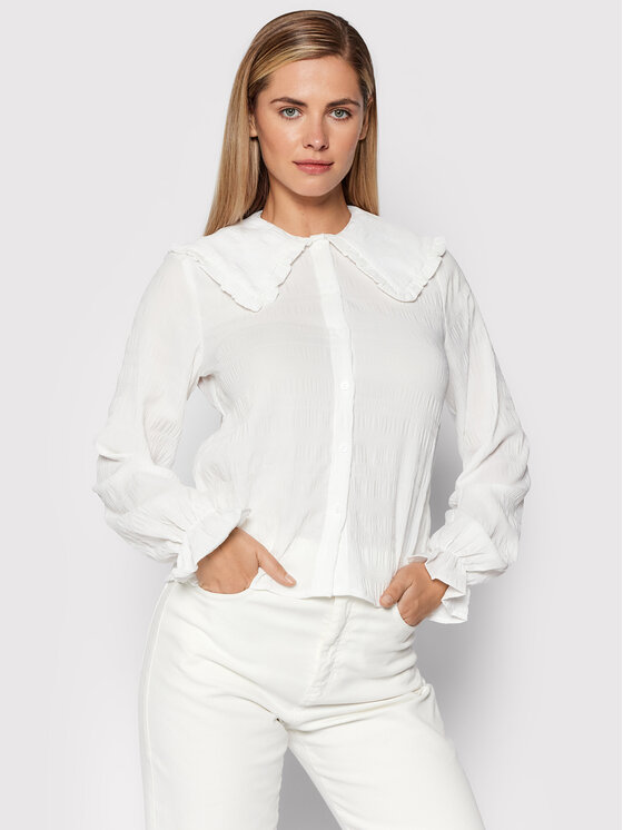 Noisy May Noisy May Košeľa Sigrid 27020315 Biela Regular Fit