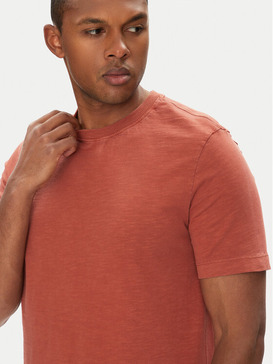 United Colors Of Benetton United Colors Of Benetton T-Shirt 36JGU105U Μπορντό Relaxed Fit