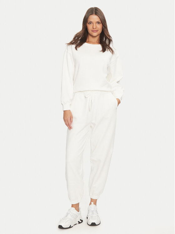 Deha Deha Jogginghose A00555 Écru Regular Fit
