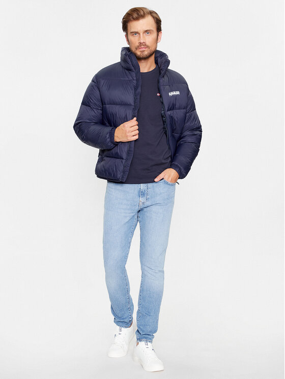 Napapijri Napapijri Longsleeve Salis NP0A4HN7 Granatowy Regular Fit